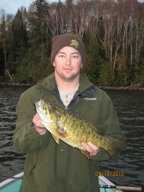 Brad nice small mouth bass-e